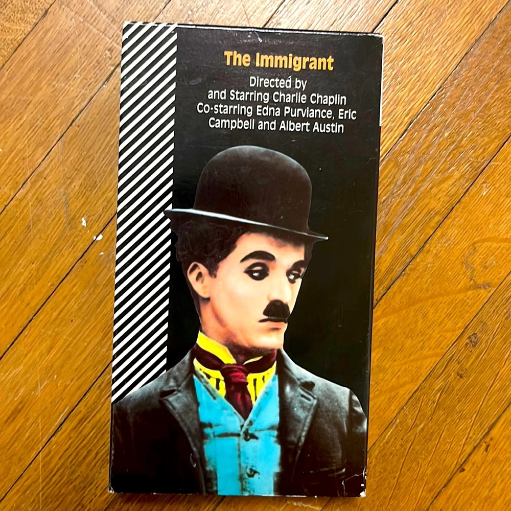 Charlie Chaplin’s The Immigrant VHS film